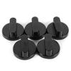 Tolxh Replacement Part New Pack of 5 Black Universal Cooker Oven Gas Stove Grill Control Knobs Switch Kitchen view 4