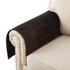 Azrah Traders Leather Recliner Chair Headrest Cover - Sofa, Love Seat, Furniture Protector, Slipcover Theater Seat Cover/SlipCover for Home & Office, 30x50 Inches - Dark Brown Crunch Pack of 2 view 3