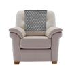 Azrah Traders Leather Recliner Chair Headrest Cover - Sofa, Love Seat, Furniture Protector, Slipcover Theater Seat Cover/SlipCover for Home & Office, 14x30 Inches - Grey (05) Pack of 2 view 1