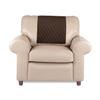 Azrah Traders Leather Recliner Chair Headrest Cover - Sofa, Love Seat, Furniture Protector, Slipcover Theater Seat Cover/SlipCover for Home & Office, 30x30 Inches - Light Brown Pack of 2 view 1