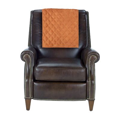 Azrah Traders Suede Leather Recliner Chair Headrest Cover for Home & Office - Sofa, Love Seat, Furniture Protector, Slipcover Theater Seat Cover, 14x26 Inches - Tan Pack of 1