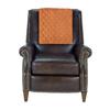 Azrah Traders Suede Leather Recliner Chair Headrest Cover for Home & Office - Sofa, Love Seat, Furniture Protector, Slipcover Theater Seat Cover, 17x27 Inches - Tan Pack of 1 view 1