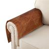 Azrah Traders Leather Recliner Chair Headrest Cover - Sofa, Love Seat, Furniture Protector, Slipcover Theater Seat Cover/SlipCover for Home & Office, 30x50 Inches - Tan Crunch (02) Pack of 2 view 3