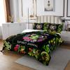 3 Piece Cute Frog Quilt Bedding Set Women Aldult Lightweight Bedding Frog Lovers Bedspread Set Green Frog Bedspread Coverlet Soft Microfiber Home Quilt Set for King Bed All Season view 1