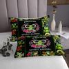 3 Piece Cute Frog Quilt Bedding Set Women Aldult Lightweight Bedding Frog Lovers Bedspread Set Green Frog Bedspread Coverlet Soft Microfiber Home Quilt Set for King Bed All Season view 2