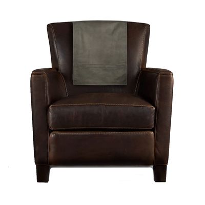 Azrah Traders Leather Recliner Chair Headrest Cover - Sofa, Love Seat, Furniture Protector, Slipcover Theater Seat Cover/SlipCover for Home & Office, 24x30 Inches - Grey Antique Pack of 2