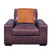 Azrah Traders Suede Leather Recliner Chair Headrest Cover for Home & Office - Sofa, Love Seat, Furniture Protector, Slipcover Theater Seat Cover, 14x26 Inches - Tan (01) Pack of 2 view 1