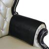 Azrah Traders Leather Recliner Chair Headrest Cover - Sofa, Love Seat, Furniture Protector, Slipcover Theater Seat Cover/SlipCover for Home & Office, 30x30 Inches - Black (03) Pack of 2 view 4
