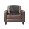 Azrah Traders Leather Recliner Chair Headrest Cover - Sofa, Love Seat, Furniture Protector, Slipcover Theater Seat Cover/SlipCover for Home & Office, 30x30 Inches - Dark Grey (01) Pack of 2 view 1