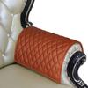 Azrah Traders Leather Recliner Chair Headrest Cover - Sofa, Love Seat, Furniture Protector, Slipcover Theater Seat Cover/SlipCover for Home & Office, 30x50 Inches - Mango Tan Pack of 2 view 4