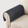Azrah Traders Leather Recliner Chair Headrest Cover - Sofa, Love Seat, Furniture Protector, Slipcover Theater Seat Cover/SlipCover for Home & Office, 30x50 Inches - Dark Grey (01) Pack of 2 view 3