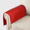Azrah Traders Leather Recliner Chair Headrest Cover - Sofa, Love Seat, Furniture Protector, Slipcover Theater Seat Cover/SlipCover for Home & Office, 30x30 Inches - Red (04) Pack of 2 view 3