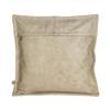 Azrah Traders Lambskin Leather Pillow Cover - Sofa Cushion Case - Decorative Throw Covers for Living Room & Bedroom, 20x20 Inches - Light Beige Box Pack of 2 view 2