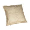 Azrah Traders Lambskin Leather Pillow Cover - Sofa Cushion Case - Decorative Throw Covers for Living Room & Bedroom, 20x20 Inches - Light Beige Box Pack of 2 view 3