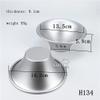 LoBake 5pcs 2 Sizes Volcano Burning Mountain Shape Aluminium Alloy MIni Tart Mold Jelly Pudding Molding Cake Molds DIY Baking Tools (5pcs H134 Big) view 2