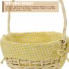 wicker basket wicker hamper rattan mini basket snack storage plant pot Flower Container plant s picnic wedding receptacle bride willow view 2