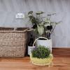 wicker basket wicker hamper rattan mini basket snack storage plant pot Flower Container plant s picnic wedding receptacle bride willow view 3