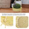 wicker basket wicker hamper rattan mini basket snack storage plant pot Flower Container plant s picnic wedding receptacle bride willow view 4