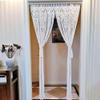 OIHYA Macrame Curtain Wall Hanging Handmade Boho Curtains for Wedding Backdrop Arch Closet Room Divider Boho Wall Decor 40"X80" view 4