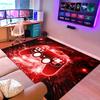 BATATADOCE Video Game Rug, 3D Printed Gamepad Controller Area Rugs for Bedroom Boys Living Room Red Large Cool Gamer Rugs Gaming Art Design Home Decor Crystal Doormat Yoga Mats, 63"x47" view 1