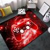 BATATADOCE Video Game Rug, 3D Printed Gamepad Controller Area Rugs for Bedroom Boys Living Room Red Large Cool Gamer Rugs Gaming Art Design Home Decor Crystal Doormat Yoga Mats, 63"x47" view 3