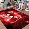 BATATADOCE Video Game Rug, 3D Printed Gamepad Controller Area Rugs for Bedroom Boys Living Room Red Large Cool Gamer Rugs Gaming Art Design Home Decor Crystal Doormat Yoga Mats, 70"x55" view 2