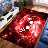 BATATADOCE Video Game Rug, 3D Printed Gamepad Controller Area Rugs for Bedroom Boys Living Room Red Large Cool Gamer Rugs Gaming Art Design Home Decor Crystal Doormat Yoga Mats, 70"x55" view 3