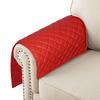 Ganloz Leather Recliner Chair Headrest Cover - Sofa, Love Seat, Furniture Protector, Slipcover Theater Seat Cover/Slip Cover for Home & Office, 18x26 Inches - Red (02) Pack of 1 view 3