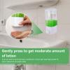 500ML Soap Dispenser Wall Mount, 2PCS Plastic Manual Hand Shower Gel Dispenser for Bathroom Kitchen Hand Liquid Shampoo Soap Dispenser view 2