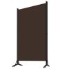 3-Panel Room Divider, Screen for Office, Partition Room Separators, Freestanding Room Divider Screen Panel Brown 102.4"x70.9" view 3