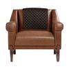 Ganloz Leather Recliner Chair Headrest Cover - Sofa, Love Seat, Furniture Protector, Slipcover Theater Seat Cover/Slip Cover for Home & Office, 14x26 Inches - Dark Brown Pack of 1 view 1
