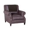 Ganloz Leather Recliner Chair Headrest Cover - Sofa, Love Seat, Furniture Protector, Slipcover Theater Seat Cover/Slip Cover for Home & Office, 14x26 Inches - Dark Brown Pack of 1 view 2