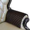 Ganloz Leather Recliner Chair Headrest Cover - Sofa, Love Seat, Furniture Protector, Slipcover Theater Seat Cover/Slip Cover for Home & Office, 14x26 Inches - Dark Brown Pack of 1 view 4