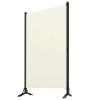 3-Panel Room Divider, Screen for Office, Partition Room Separators, Freestanding Room Divider Screen Panel Cream White 102.4"x70.9" view 3