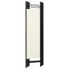 6-Panel Room Divider, Screen for Office, Partition Room Separators, Freestanding Room Divider Screen Panel Cream White 94.5"x70.9" view 4