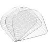 Mobestech Stainless Steel Grilled Mesh Air Fryer Dehydration Rack Air Fryer Accessory 3 Pack view 1