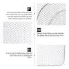 Mobestech Stainless Steel Grilled Mesh Air Fryer Dehydration Rack Air Fryer Accessory 3 Pack view 4