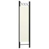 3-Panel Room Divider, Screen for Office, Partition Room Separators, Freestanding Room Divider Screen Panel Cream White 47.2"x70.9" view 4