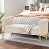 POINTANT Storage Ottoman Bench, Bedroom Bench, Modern Bench for Bedroom end of Bed, Bed Ottoman Bench with Storage and Arms, Entryway view 1
