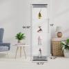 Yoluckea 4 Shelves Glass Display Cabinet with Door, Curio Collection Display Case for Home Office, Floor Standing Bookshelf Corner Cabinet Upgrade Assembly (Black) view 2