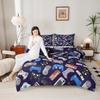 Erosebridal Teens Gamer Comforter Set King Size, Modern Game Down Comforter for Kids Boys Children, Video Game Bedding Set,Player Gaming Gamepad Joystick Soft Quilt Set Room Decor view 4