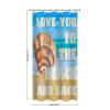 Beach Seashell Shower Curtain for Bathroom Decor 36x72in Frog Conch Sea Shell Bathtub Accessories Modern Waterproof Fabric Shower Curtains with Hooks Beach House Decorations view 2