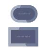 2 Pieces Super Absorbent Floor Mats, Upholstered Absorbent Quick Dry Mats, Non-Slip Bathroom Foot Mats, Easy to Clean Bath Rugs, Suitable for Bathroom Entrance Mats Bathroom Toilets (Dark Blue) view 2