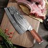 Meat Cleaver, 7 inch Chef's knife meat vegetable butcher knife high carbon stainless steel meat cleaver Damascus pattern slicing tool (Color : Cleaver knife) view 3