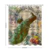 Peacock Shower Curtain for Bathroom White and Blue-Green Royal Peacocks Curtain Set with Hooks Bathroom Decoration Waterproof Fabric Shower Curtain - Beautiful Inside and Out 60x72in view 2