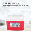 Cryfokt Portable Cooler, 5L Insulated Ice Box Warmer Cooler with Handle, 5 Ice Bags Long Lasting Outdoor Cooler Lunch Cooler for Camping, Picnic, Beach, Work, Trip, Fishing, BBQ, Car (Red) view 3