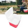 Cryfokt Portable Cooler, 5L Insulated Ice Box Warmer Cooler with Handle, 5 Ice Bags Long Lasting Outdoor Cooler Lunch Cooler for Camping, Picnic, Beach, Work, Trip, Fishing, BBQ, Car (Red) view 4