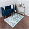 Rugs.com Monte Carlo Collection Rug  8' x 10' Turquoise Medium Rug Perfect for Living Rooms, Large Dining Rooms, Open Floorplans view 2