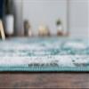 Rugs.com Monte Carlo Collection Rug  8' x 10' Turquoise Medium Rug Perfect for Living Rooms, Large Dining Rooms, Open Floorplans view 4