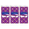 Beistle Lattice Tablecovers, 54 x 108 Plastic Table Cloth, Moroccan Decorations for Party, Moroccan Tablecloth, Arabian Nights Theme Party, Rectangular Table Cloth Purple/Gold, 3 Pieces view 2
